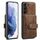 Per Samsung Galaxy S24 5G JEEHOOD Custodia magnetica antifurto con blocco RFID (marrone) Per Samsung Galaxy S24 5G JEEHOOD Custodia magnetica antifurto con blocco RFID (marrone)