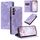 Custodia per telefono in pelle magnetica goffrata Totem per Samsung Galaxy S23 FE 5G (viola) Custodia per telefono in pelle magnetica goffrata Totem per Samsung Galaxy S23 FE 5G (viola)