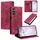 Custodia per telefono in pelle magnetica goffrata Totem per Samsung Galaxy S24 5G (rossa) Custodia per telefono in pelle magnetica goffrata Totem per Samsung Galaxy S24 5G (rossa)
