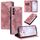 Custodia per telefono in pelle magnetica goffrata Totem per Samsung Galaxy S24+ 5G (oro rosa) Custodia per telefono in pelle magnetica goffrata Totem per Samsung Galaxy S24+ 5G (oro rosa)