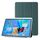 Per Huawei MatePad 11.5 / Air 11.5 Custodia tablet in pelle tripla acrilica trasparente (verde scuro) Per Huawei MatePad 11.5 / Air 11.5 Custodia tablet in pelle tripla acrilica trasparente (verde scuro)