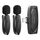 Microfono lavalier wireless a bassa latenza YESIDO KR14 con doppio trasmettitore e ricevitore a 8 pin (nero) Microfono lavalier wireless a bassa latenza YESIDO KR14 con doppio trasmettitore e ricevitore a 8 pin (nero)