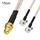 Cavo prolunga antenna WiFi RP-SMA femmina a 2 TS9 R Cavo adattatore prolunga RG316 (15 cm)