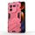 Per vivo iQOO 12 Pro 5G Punk Armor 2 in 1 PC + custodia per telefono TPU con supporto (rosso chiaro) Per vivo iQOO 12 Pro 5G Punk Armor 2 in 1 PC + custodia per telefono TPU con supporto (rosso chiaro)