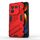 Per vivo iQOO 12 5G Punk Armor 2 in 1 PC + custodia per telefono TPU con supporto (rosso) Per vivo iQOO 12 5G Punk Armor 2 in 1 PC + custodia per telefono TPU con supporto (rosso)