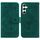 Custodia per telefono in pelle goffrata rosa farfalla per Samsung Galaxy S24 5G (verde) Custodia per telefono in pelle goffrata rosa farfalla per Samsung Galaxy S24 5G (verde)