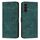Custodia per telefono in pelle con motivo a strisce Skin Feel per Samsung Galaxy S24 con cordino (verde) Custodia per telefono in pelle con motivo a strisce Skin Feel per Samsung Galaxy S24 con cordino (verde)