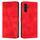 Custodia per telefono in pelle Dream Triangle per Samsung Galaxy S24 con cordino lungo (rosso) Custodia per telefono in pelle Dream Triangle per Samsung Galaxy S24 con cordino lungo (rosso)