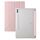 Per Samsung Galaxy Tab S9 FE Custodia per tablet in pelle con deformazione acrilica trasparente (rosa) Per Samsung Galaxy Tab S9 FE Custodia per tablet in pelle con deformazione acrilica trasparente (rosa)