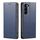 Per Samsung Galaxy S24 5G Fierre Shann PU Custodia per telefono con texture in vera pelle (blu) Per Samsung Galaxy S24 5G Fierre Shann PU Custodia per telefono con texture in vera pelle (blu)