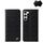 Per Samsung Galaxy S24+ 5G Fierre Shann Custodia magnetica in vera pelle con texture coccodrillo (Nero) Per Samsung Galaxy S24+ 5G Fierre Shann Custodia magnetica in vera pelle con texture coccodrillo (Nero)