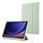 Per Samsung Galaxy Tab S9 FE Custodia tablet in pelle TPU 3 pieghe in puro colore con slot per penna (verde) Per Samsung Galaxy Tab S9 FE Custodia tablet in pelle TPU 3 pieghe in puro colore con slot per penna (verde)