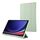 Per Samsung Galaxy Tab S9+ Custodia tablet in pelle TPU 3 pieghe in puro colore con slot per penna (verde) Per Samsung Galaxy Tab S9+ Custodia tablet in pelle TPU 3 pieghe in puro colore con slot per penna (verde)