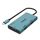 Onten M206 4K 60Hz 4 in 1 da tipo C a doppio HDMI + VGA + adattatore convertitore video da 3,5 mm