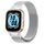 For Honor Watch 4 TMA-L19 Cinturino in maglia di acciaio magnetico Milano (argento)