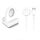Per Google Pixel Watch 2 Smart Watch Staffa di ricarica in silicone con caricabatterie (bianco) Per Google Pixel Watch 2 Smart Watch Staffa di ricarica in silicone con caricabatterie (bianco)