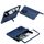 Per OPPO Find N3 Custodia per telefono in pelle con cerniera pieghevole integrata con penna (blu) Per OPPO Find N3 Custodia per telefono in pelle con cerniera pieghevole integrata con penna (blu)