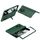 Per OPPO Find N3 Custodia per telefono in pelle con cerniera pieghevole integrata con penna (verde) Per OPPO Find N3 Custodia per telefono in pelle con cerniera pieghevole integrata con penna (verde)