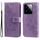 Custodia per telefono in pelle con stampa a fiori a 7 petali Xiaomi 14 Pro (viola chiaro) Custodia per telefono in pelle con stampa a fiori a 7 petali Xiaomi 14 Pro (viola chiaro)