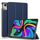 Per Lenovo Tab M11/Xiaoxin Pad 11 2024 Custer Custodia Smart Tablet in pelle 3 pieghevoli in colore puro (blu scuro) Per Lenovo Tab M11/Xiaoxin Pad 11 2024 Custer Custodia Smart Tablet in pelle 3 pieghevoli in colore puro (blu scuro)