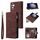 Per Samsung Galaxy S24 5G Custodia multifunzionale in pelle con cerniera satinata a portafoglio (caffè) Per Samsung Galaxy S24 5G Custodia multifunzionale in pelle con cerniera satinata a portafoglio (caffè)