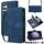 Per Samsung Galaxy S23 FE 5G Crossbody Multi-card Slot Portafoglio Custodia in pelle con cerniera (Blu scuro) Per Samsung Galaxy S23 FE 5G Crossbody Multi-card Slot Portafoglio Custodia in pelle con cerniera (Blu scuro)
