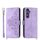 Custodia a portafoglio in pelle con fiori in rilievo per Samsung Galaxy S24+ 5G (viola) Custodia a portafoglio in pelle con fiori in rilievo per Samsung Galaxy S24+ 5G (viola)