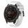 Per cinturino in silicone a sgancio rapido Garmin Fenix 6X 26mm (bianco)