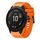 Per cinturino in silicone a sgancio rapido Garmin Fenix 6X Sapphire da 26 mm (arancione) Per cinturino in silicone a sgancio rapido Garmin Fenix 6X Sapphire da 26 mm (arancione)