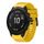 Per cinturino in silicone a sgancio rapido Garmin Fenix 6X Sapphire da 26 mm (giallo) Per cinturino in silicone a sgancio rapido Garmin Fenix 6X Sapphire da 26 mm (giallo)