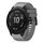 Per cinturino in silicone a sgancio rapido Garmin Fenix 6X Sapphire da 26 mm (grigio) Per cinturino in silicone a sgancio rapido Garmin Fenix 6X Sapphire da 26 mm (grigio)