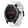 Per cinturino in silicone a sgancio rapido Garmin Fenix 5X Sapphire da 26 mm (bianco)
