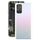 Per OPPO Find X3 Lite Cover posteriore della batteria in materiale di vetro (argento satinato) Per OPPO Find X3 Lite Cover posteriore della batteria in materiale di vetro (argento satinato)