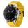 Per cinturino in silicone a sgancio rapido Garmin MARQ Aviator Gen 2 da 22 mm (giallo) Per cinturino in silicone a sgancio rapido Garmin MARQ Aviator Gen 2 da 22 mm (giallo)