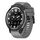Per cinturino in silicone a sgancio rapido Garmin Instinct Crossover da 22 mm (grigio) Per cinturino in silicone a sgancio rapido Garmin Instinct Crossover da 22 mm (grigio)