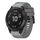 Per cinturino in silicone a sgancio rapido Garmin Fenix 6 Sapphire da 22 mm (grigio) Per cinturino in silicone a sgancio rapido Garmin Fenix 6 Sapphire da 22 mm (grigio)