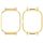 Custodia protettiva per orologio con montatura in metallo per Redmi Watch 4 (oro) Custodia protettiva per orologio con montatura in metallo per Redmi Watch 4 (oro)