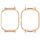 Per Redmi Watch 4 Custodia protettiva per orologio con struttura in metallo (oro rosa) Per Redmi Watch 4 Custodia protettiva per orologio con struttura in metallo (oro rosa)
