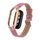 Custodia in metallo integrata per Xiaomi Mi Band 8 + cinturino in pelle di bambù (rosa rossa) Custodia in metallo integrata per Xiaomi Mi Band 8 + cinturino in pelle di bambù (rosa rossa)