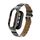 Custodia in metallo integrata per Xiaomi Mi Band 8 + cinturino in pelle di colore secondario (nero) Custodia in metallo integrata per Xiaomi Mi Band 8 + cinturino in pelle di colore secondario (nero)