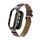 Custodia in metallo integrata per Xiaomi Mi Band 8 + cinturino in pelle di colore secondario (caffè) Custodia in metallo integrata per Xiaomi Mi Band 8 + cinturino in pelle di colore secondario (caffè)