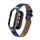 Custodia in metallo integrata per Xiaomi Mi Band 8 + cinturino in pelle di colore secondario (blu) Custodia in metallo integrata per Xiaomi Mi Band 8 + cinturino in pelle di colore secondario (blu)