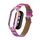 Custodia in metallo integrata per Xiaomi Mi Band 8 + cinturino in pelle di colore secondario (rosa) Custodia in metallo integrata per Xiaomi Mi Band 8 + cinturino in pelle di colore secondario (rosa)