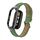 Custodia in metallo integrata per Xiaomi Mi Band 8 + cinturino in pelle cucita in microfibra (verde) Custodia in metallo integrata per Xiaomi Mi Band 8 + cinturino in pelle cucita in microfibra (verde)