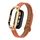 Custodia in metallo integrata per Xiaomi Mi Band 8 + cinturino in pelle in microfibra a doppio chiodo (arancione) Custodia in metallo integrata per Xiaomi Mi Band 8 + cinturino in pelle in microfibra a doppio chiodo (arancione)