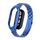 Per custodia in metallo integrata Xiaomi Mi Band 8 + cinturino per orologio a tre sfere (blu) Per custodia in metallo integrata Xiaomi Mi Band 8 + cinturino per orologio a tre sfere (blu)