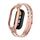 Per custodia in metallo integrata Xiaomi Mi Band 8 + cinturino per orologio a tre sfere (rosso rosa + bianco) Per custodia in metallo integrata Xiaomi Mi Band 8 + cinturino per orologio a tre sfere (rosso rosa + bianco)