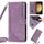 Per Samsung Galaxy S21 Ultra 5G Custodia per telefono in pelle con motivo a strisce Skin Feel con cordino (viola) Per Samsung Galaxy S21 Ultra 5G Custodia per telefono in pelle con motivo a strisce Skin Feel con cordino (viola)