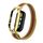 Custodia in metallo integrata per Xiaomi Mi Band 8 + cinturino magnetico milanese (oro + rosso) Custodia in metallo integrata per Xiaomi Mi Band 8 + cinturino magnetico milanese (oro + rosso)