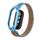 Custodia in metallo integrata per Xiaomi Mi Band 8 + cinturino magnetico milanese (oro blu) Custodia in metallo integrata per Xiaomi Mi Band 8 + cinturino magnetico milanese (oro blu)